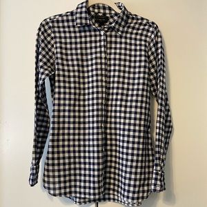 COPY - J. Crew boy navy blue button down shirt